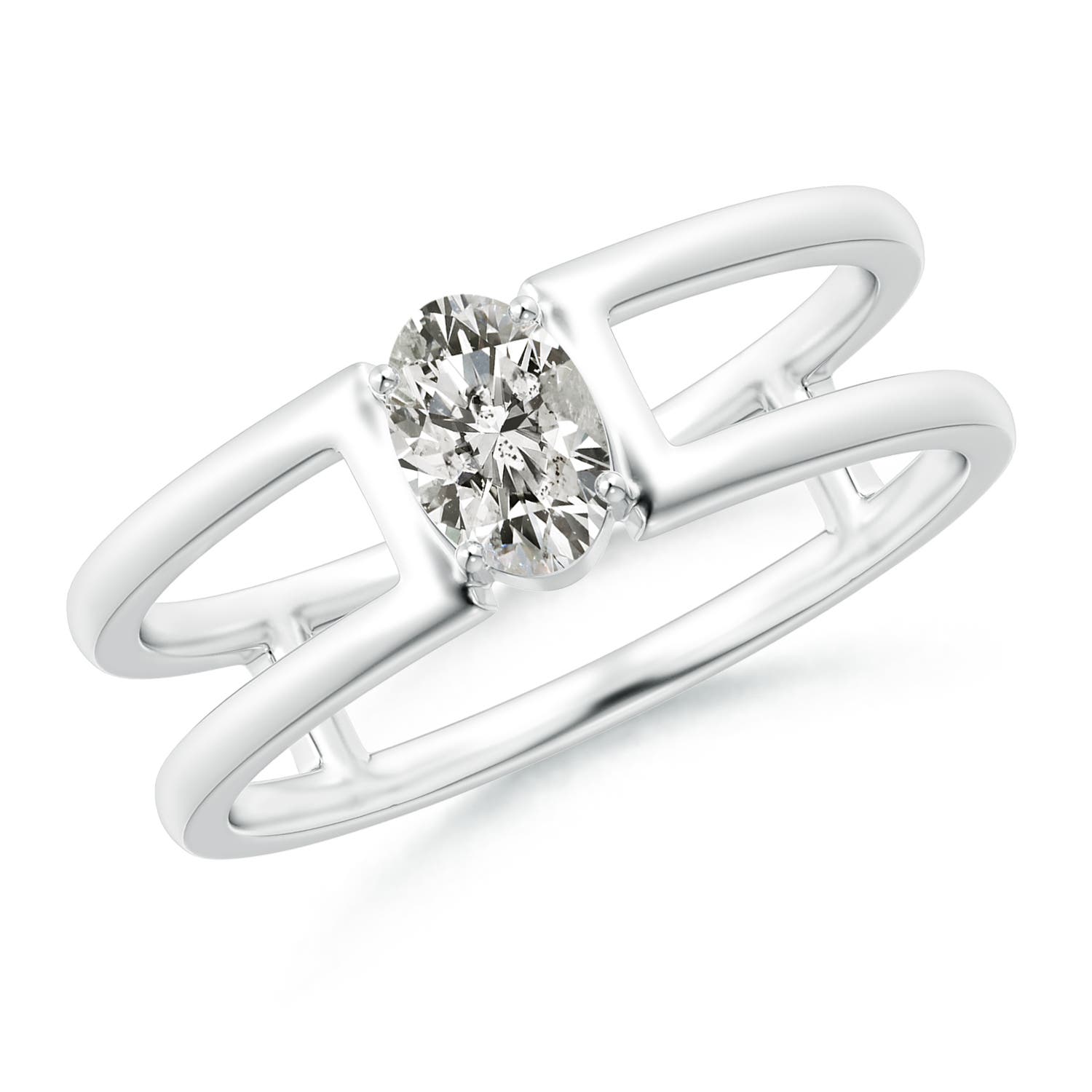 K, I3 / 0.43 CT / 14 KT White Gold