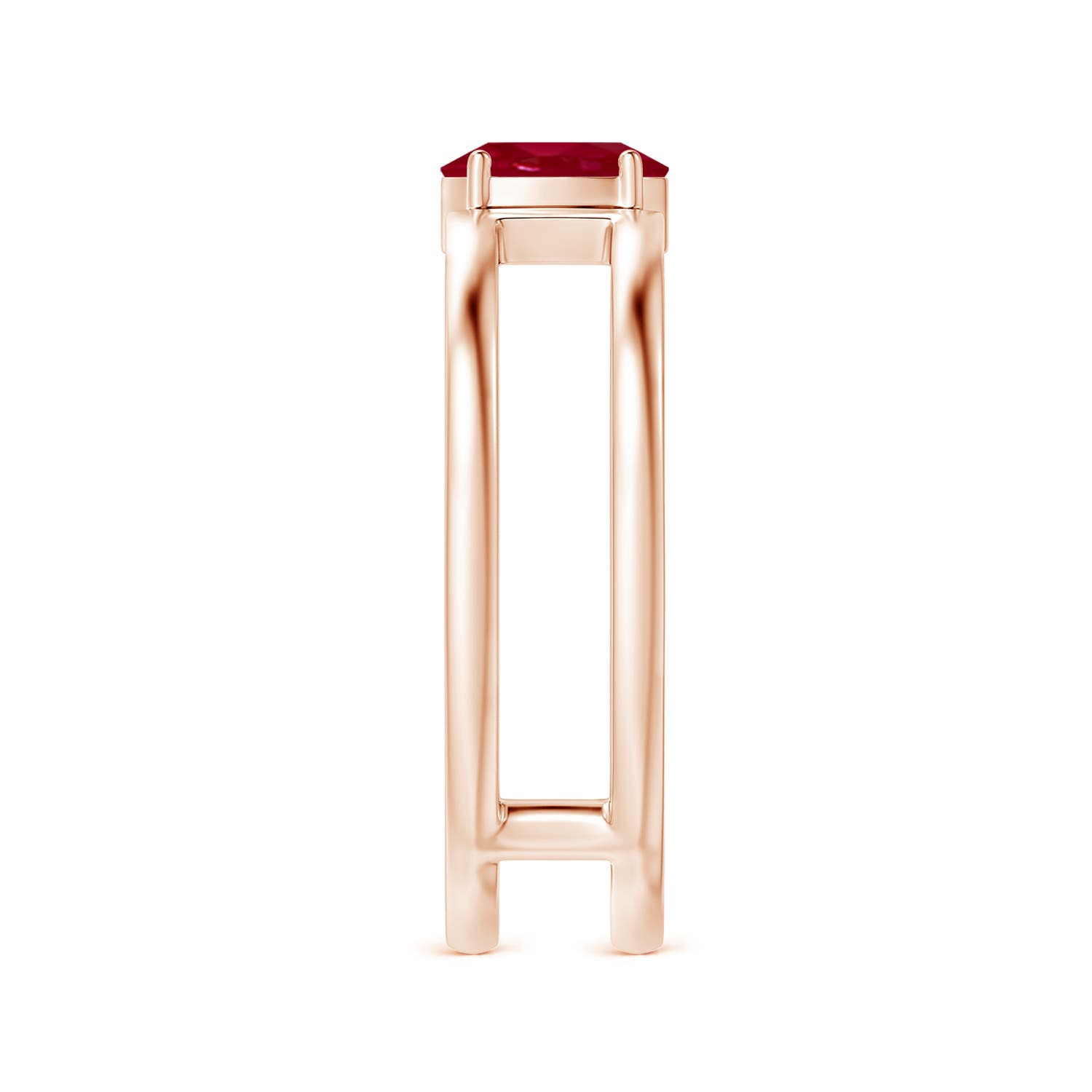 AA - Ruby / 0.6 CT / 14 KT Rose Gold