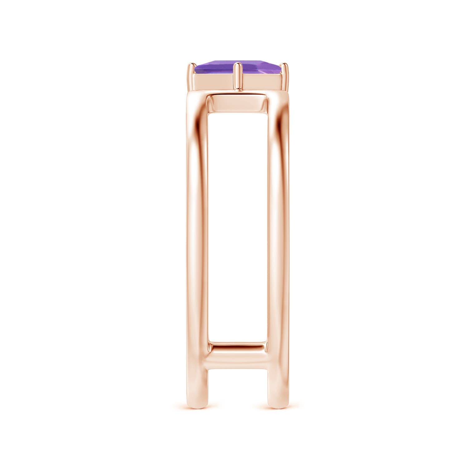 A - Amethyst / 0.33 CT / 14 KT Rose Gold