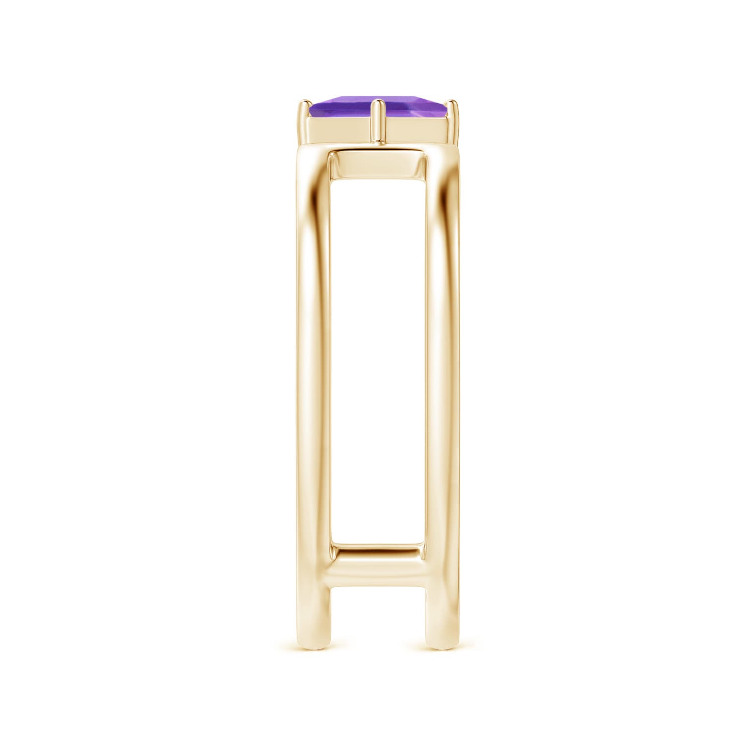 AA - Amethyst / 0.33 CT / 14 KT Yellow Gold