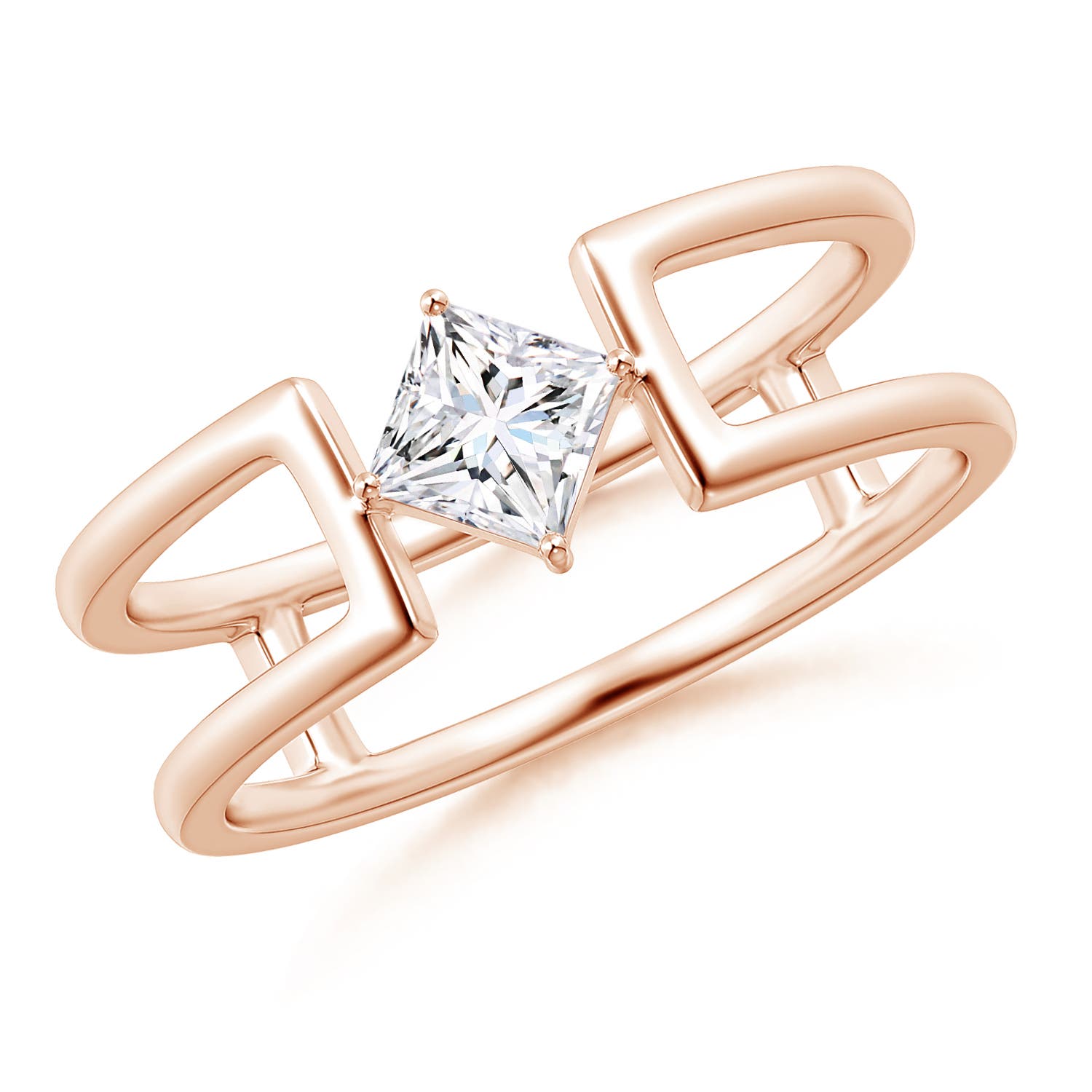 G, VS2 / 0.36 CT / 14 KT Rose Gold