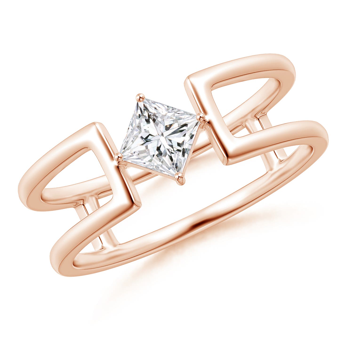 H, SI2 / 0.36 CT / 14 KT Rose Gold