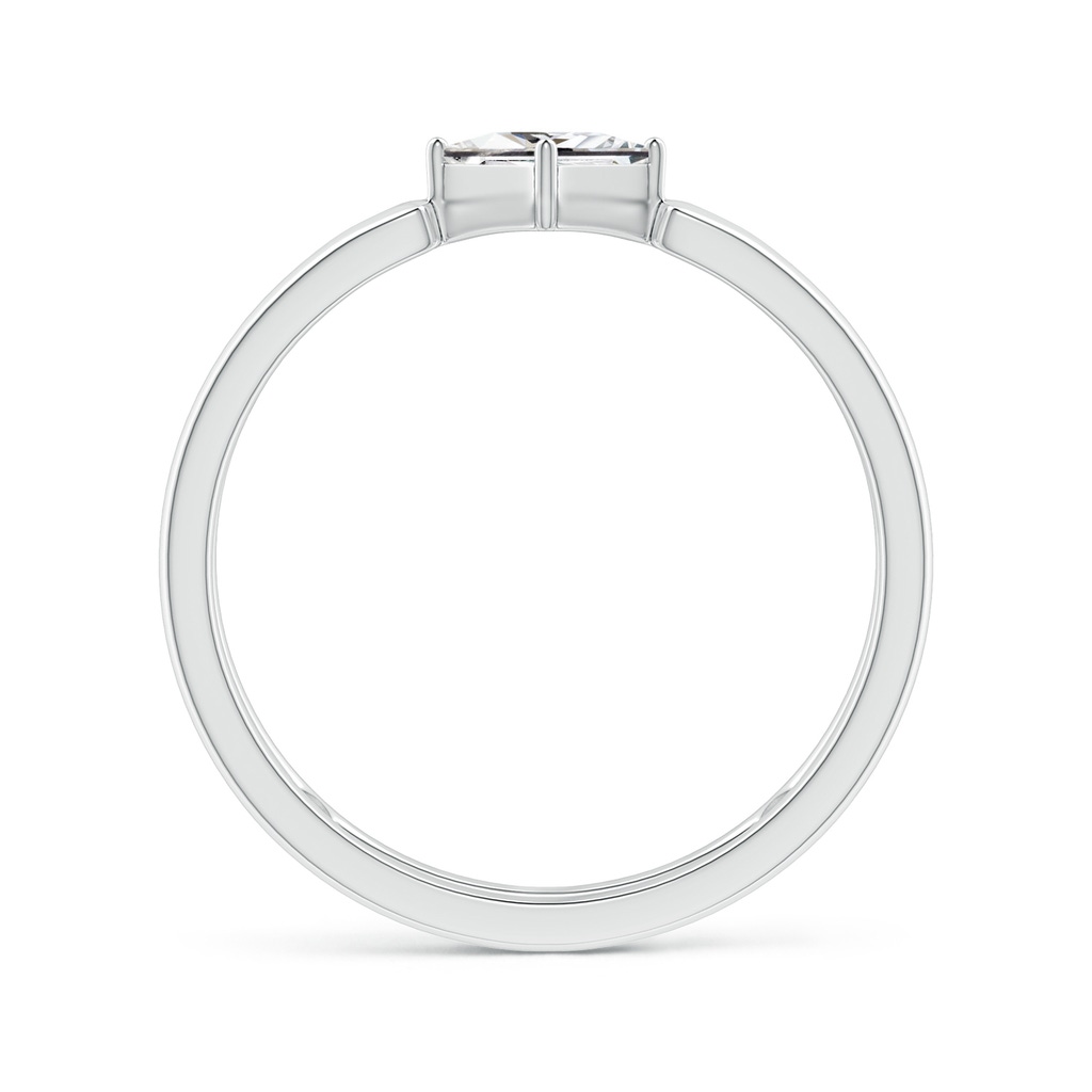 4mm HSI2 Princess Diamond Solitaire Parallel Split Shank Ring in White Gold - side_1