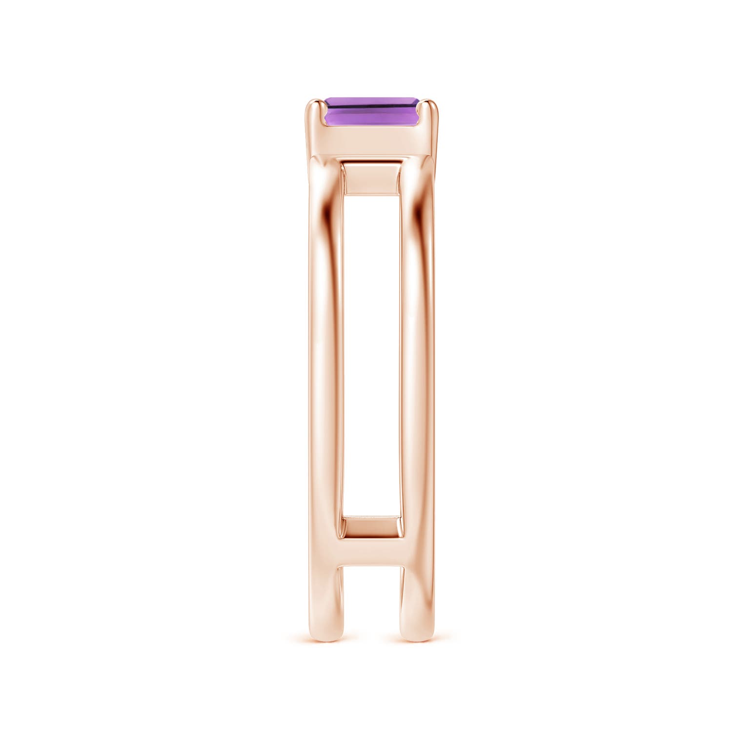 A - Amethyst / 0.7 CT / 14 KT Rose Gold