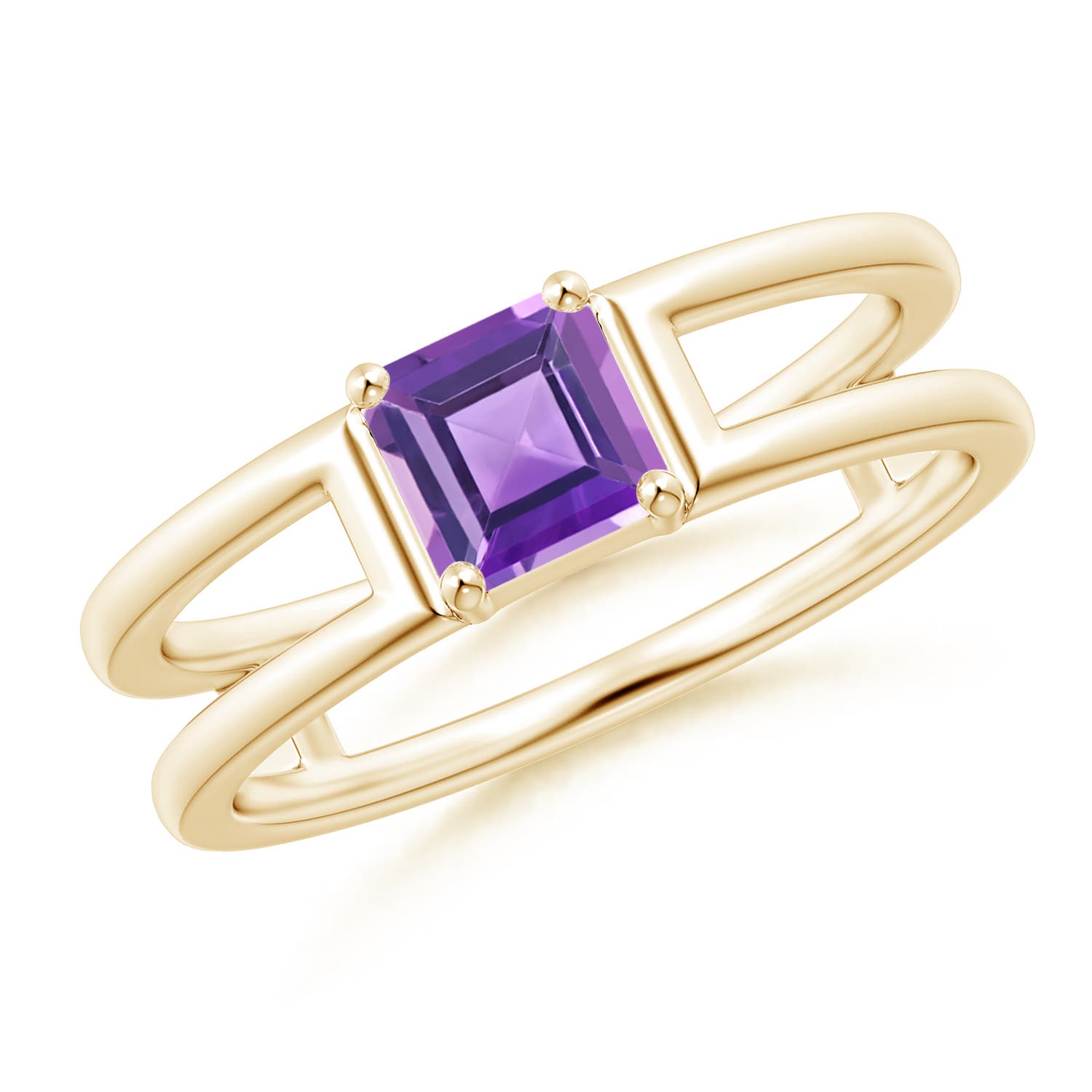 AA - Amethyst / 0.7 CT / 14 KT Yellow Gold