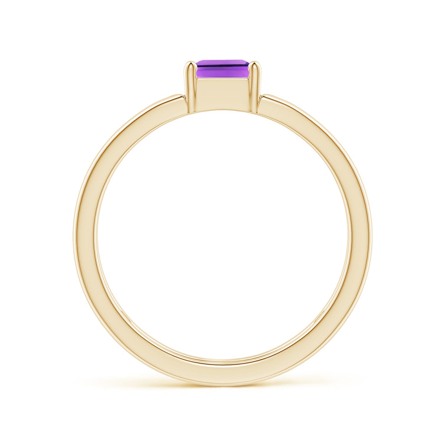 AA - Amethyst / 0.7 CT / 14 KT Yellow Gold