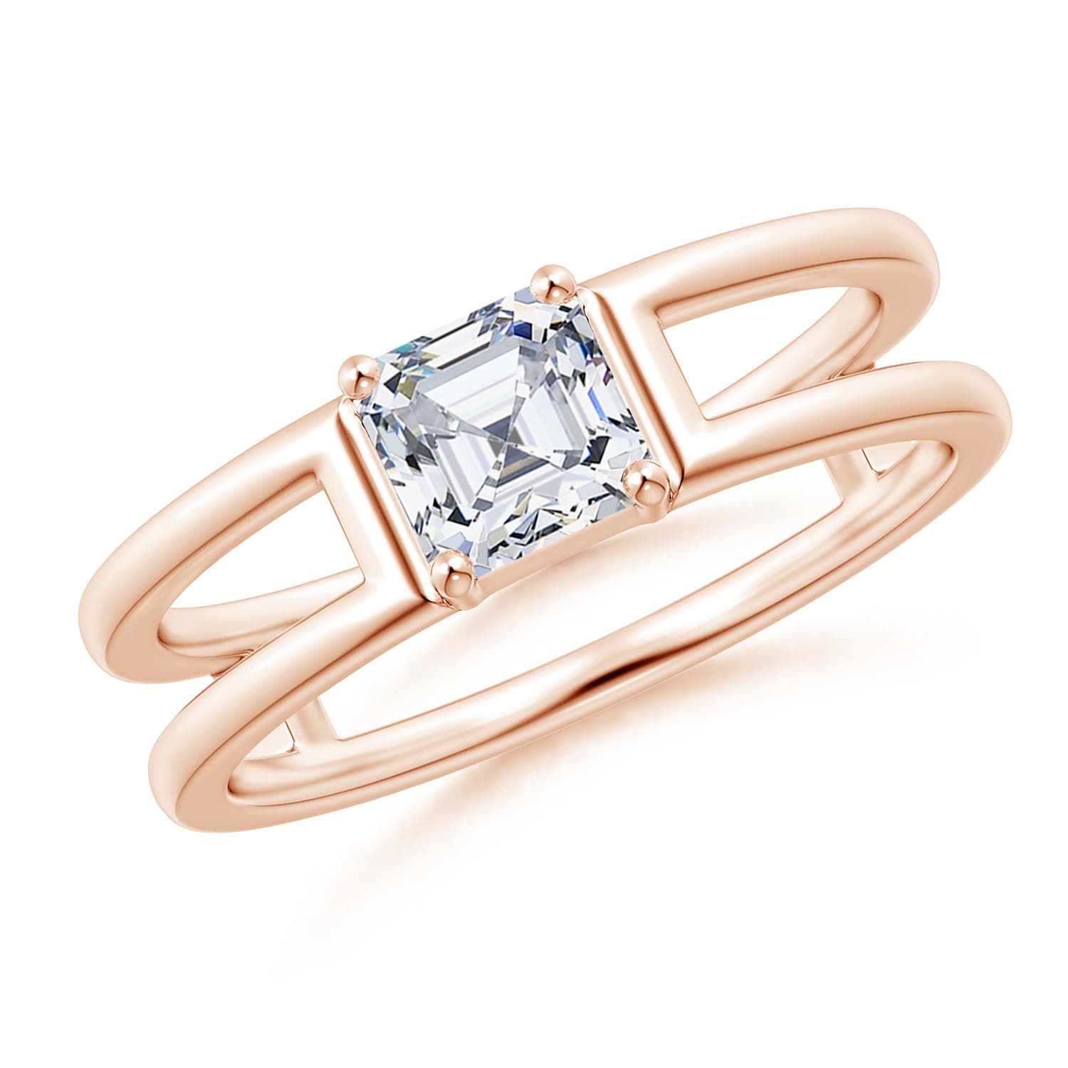 G, VS2 / 0.8 CT / 14 KT Rose Gold