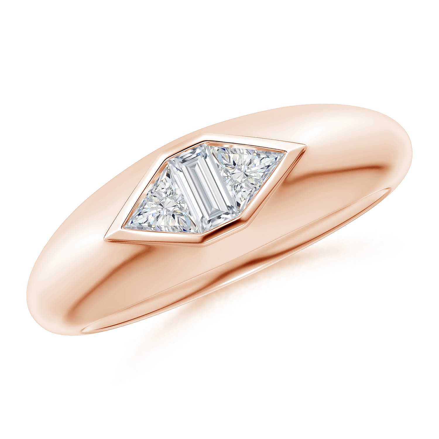 G, VS2 / 0.53 CT / 14 KT Rose Gold