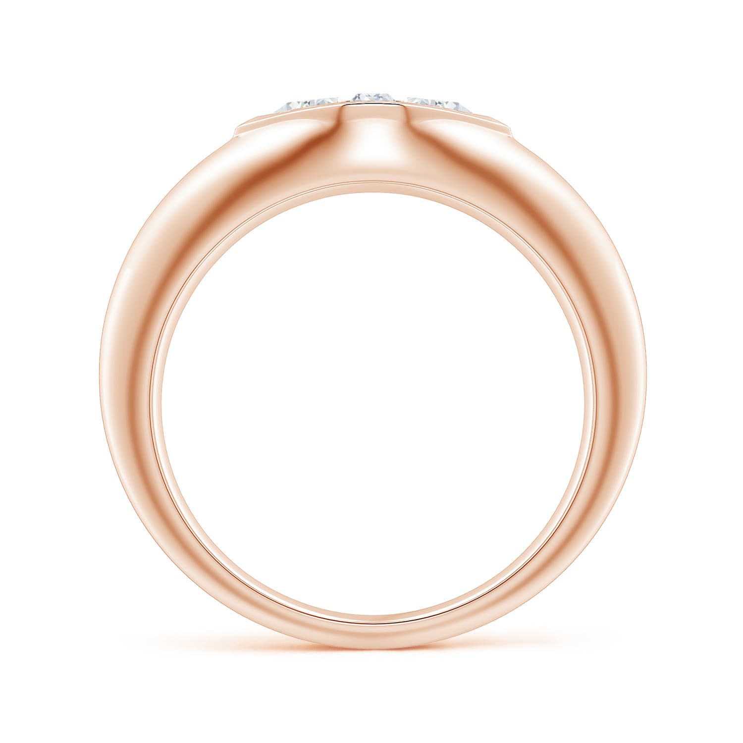 G, VS2 / 0.53 CT / 14 KT Rose Gold