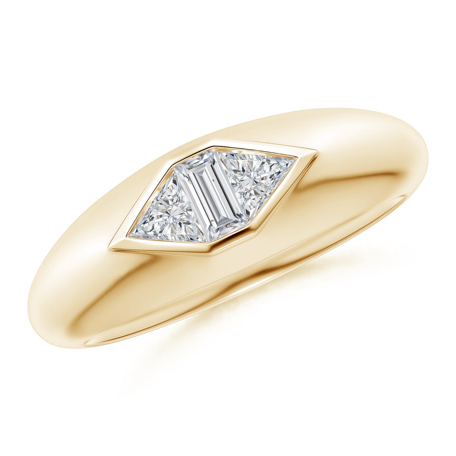 H, SI2 / 0.53 CT / 14 KT Yellow Gold