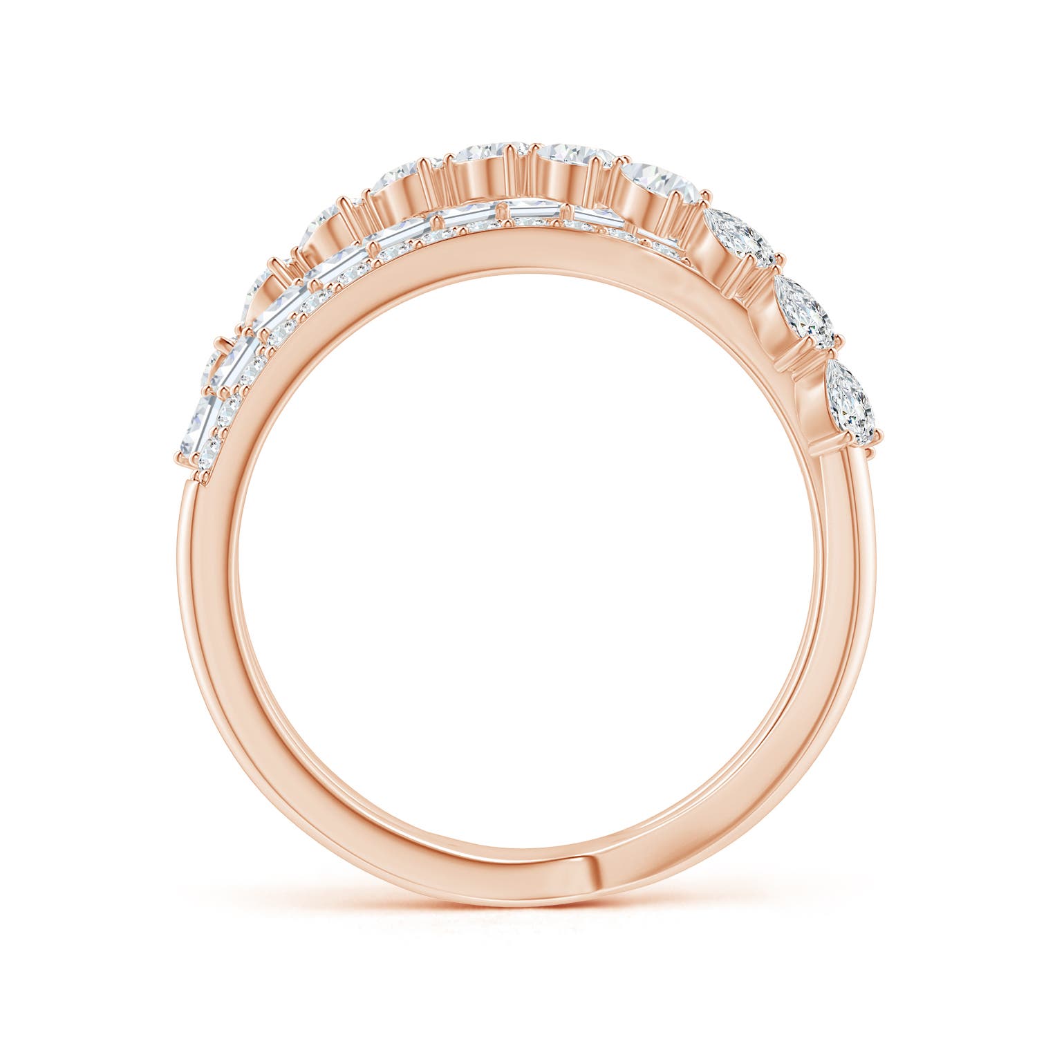 G, VS2 / 1.23 CT / 14 KT Rose Gold