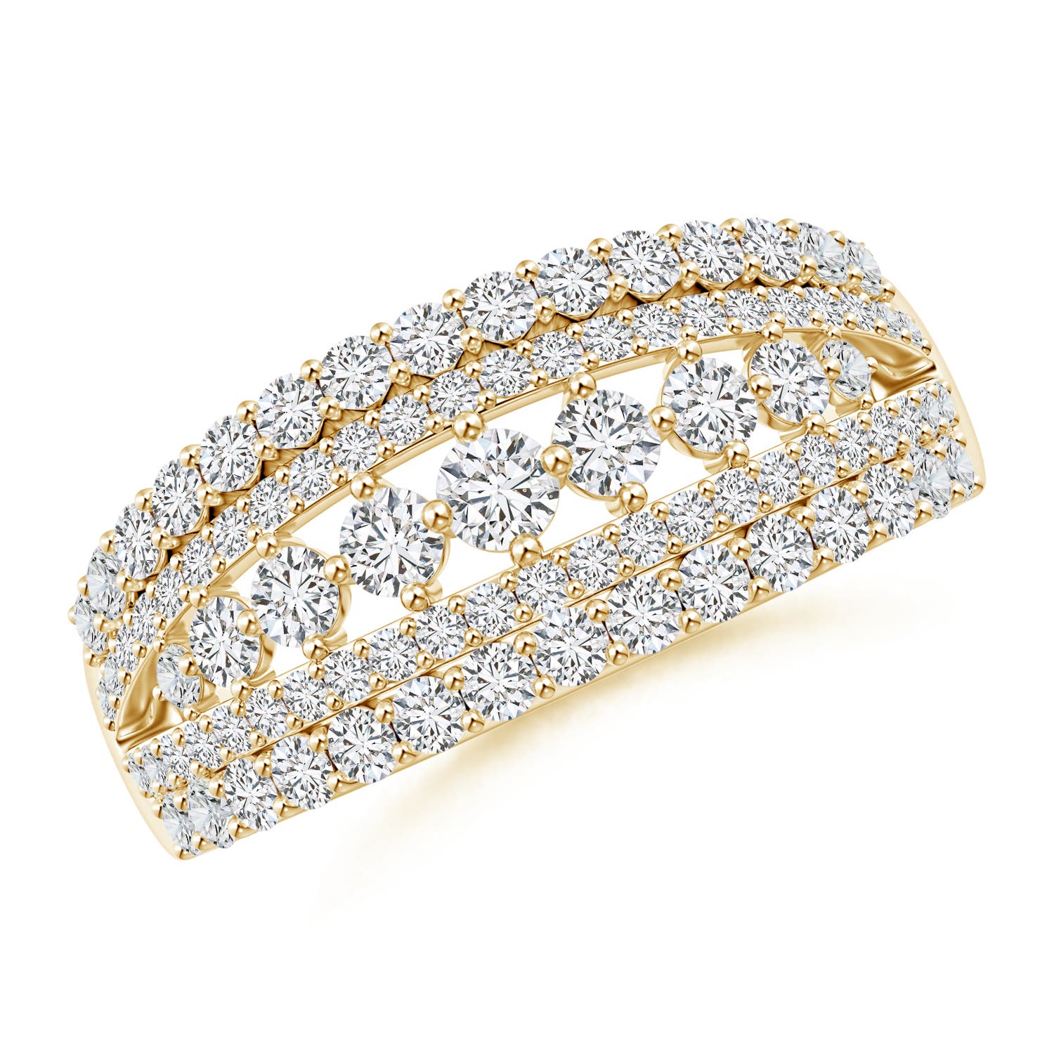 H, SI2 / 1.75 CT / 14 KT Yellow Gold
