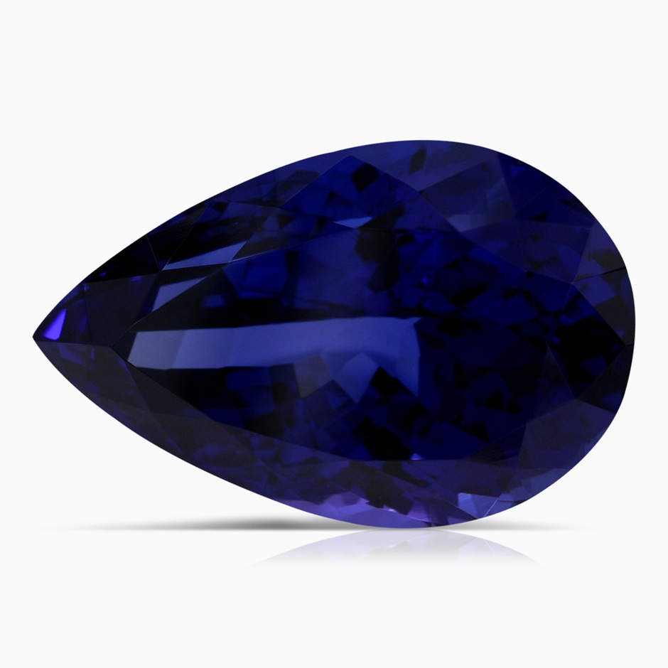 20.11x13.06x10.6mm AAAA GIA Certified Pear-Shaped Tanzanite Halo Ring in White Gold side 699