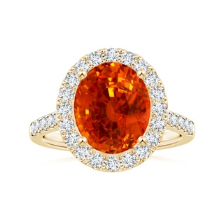 Oval AAAA Orange Sapphire