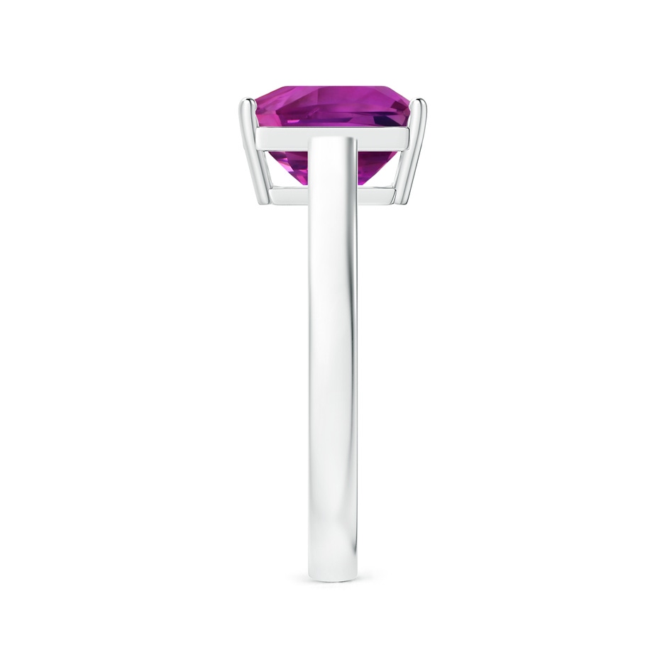 9.20x6.72x5.84mm AAAA Prong-Set GIA Certified Emerald-Cut Pink Sapphire Solitaire Ring in P950 Platinum side-2
