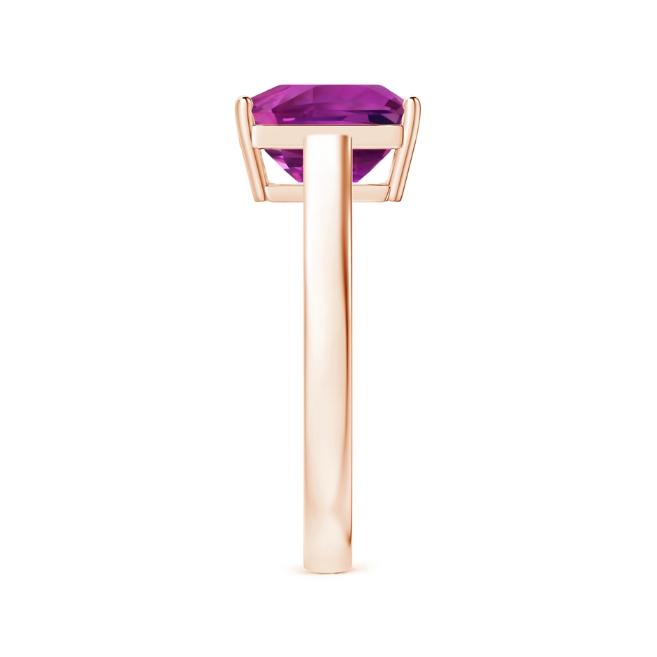 9.20x6.72x5.84mm AAAA Prong-Set GIA Certified Emerald-Cut Pink Sapphire Solitaire Ring in Rose Gold side-2