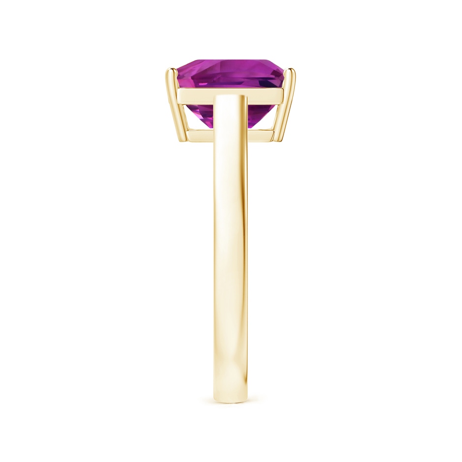 9.20x6.72x5.84mm AAAA Prong-Set GIA Certified Emerald-Cut Pink Sapphire Solitaire Ring in Yellow Gold side-2