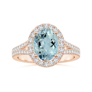 Oval AA Aquamarine