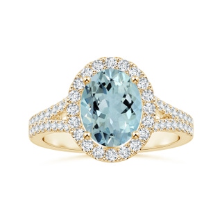 Oval AA Aquamarine