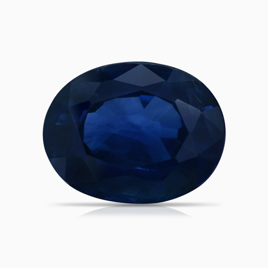 10.45x8.17x4.81mm AA GIA Certified Oval Sapphire Halo Split Shank Ring with Diamonds in P950 Platinum stone