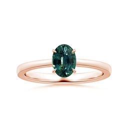Rose Gold Rose Gold Teal Montana Sapphire Rings