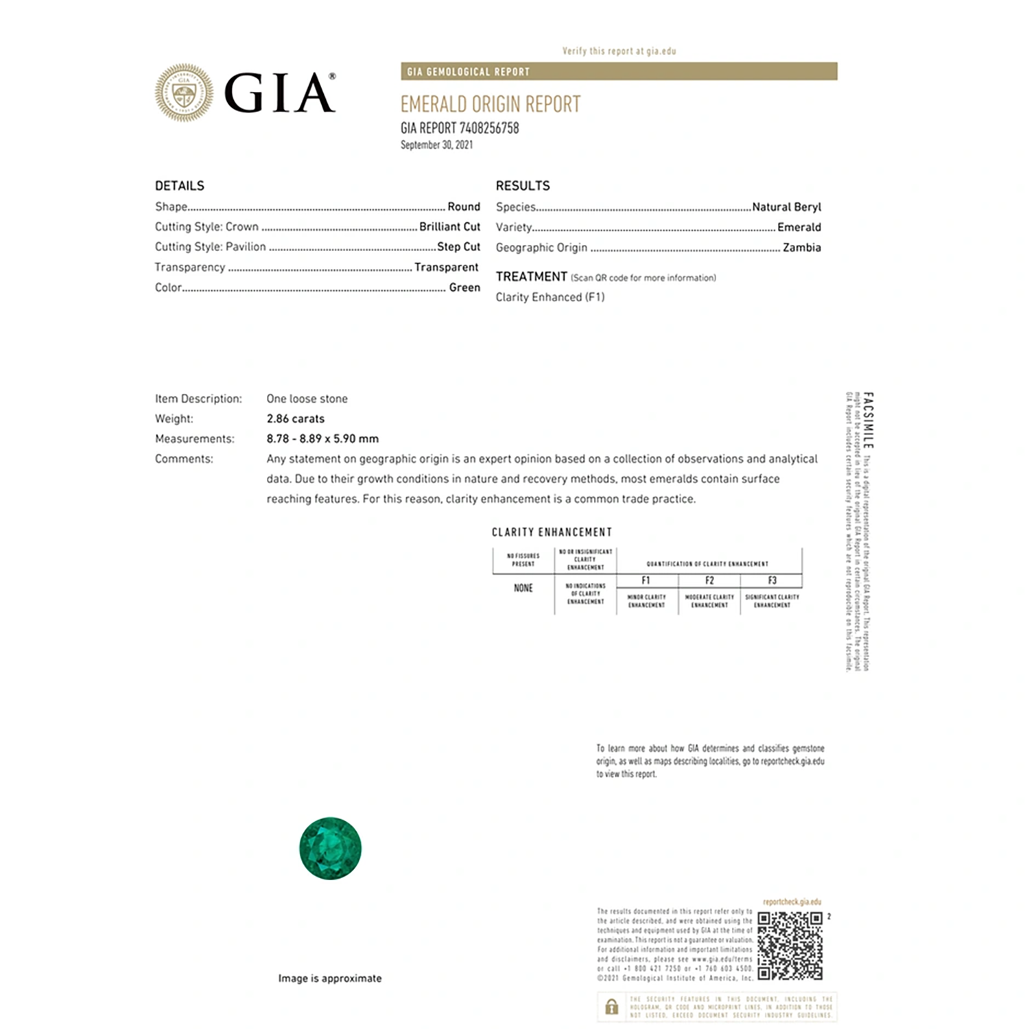 SR3363E_H GIA_Certificate - certificate