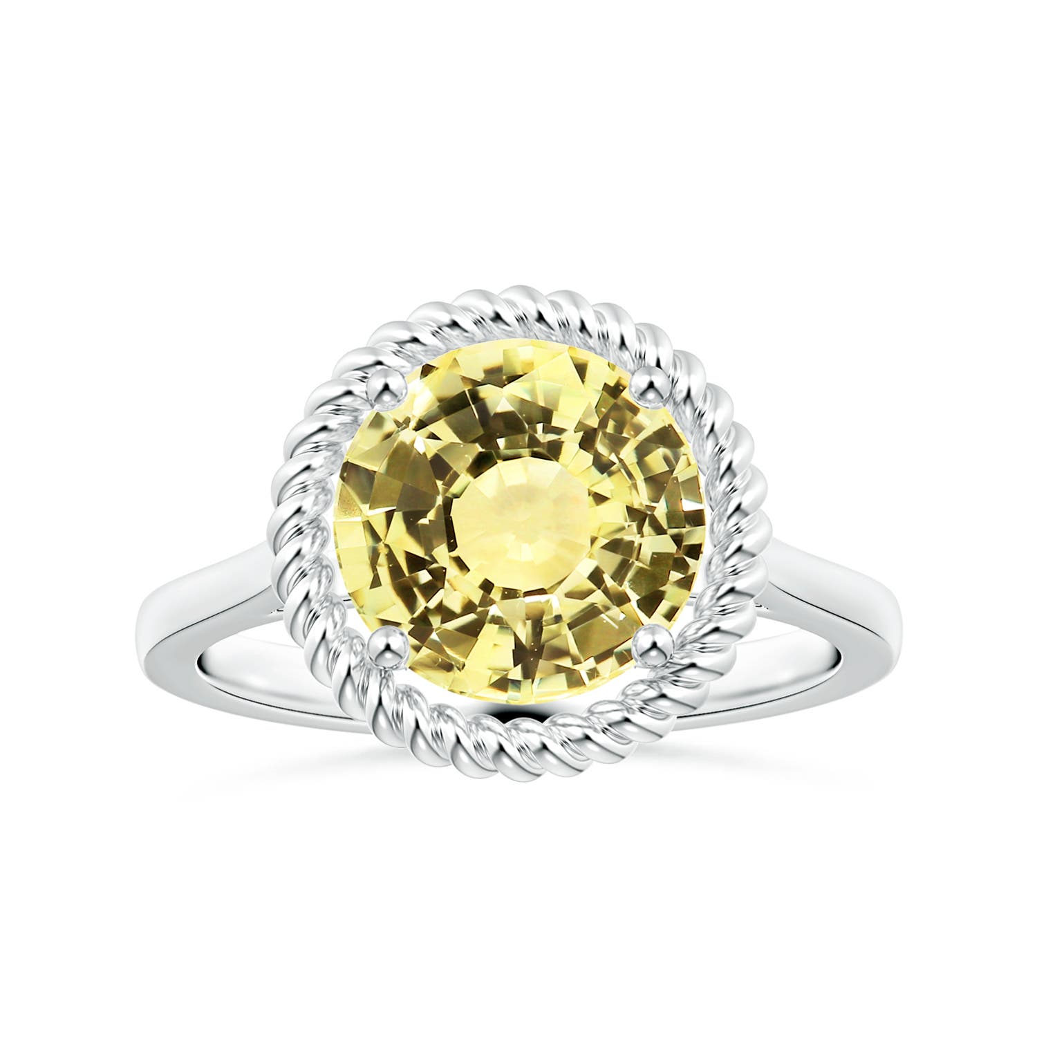 Fine Flawless 4.5 Ct Certified Yellow Sapphire Ring In 18k at best price in  Jaipur
