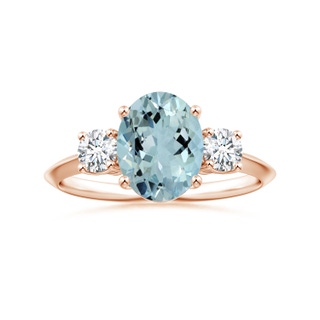 Oval AA Aquamarine