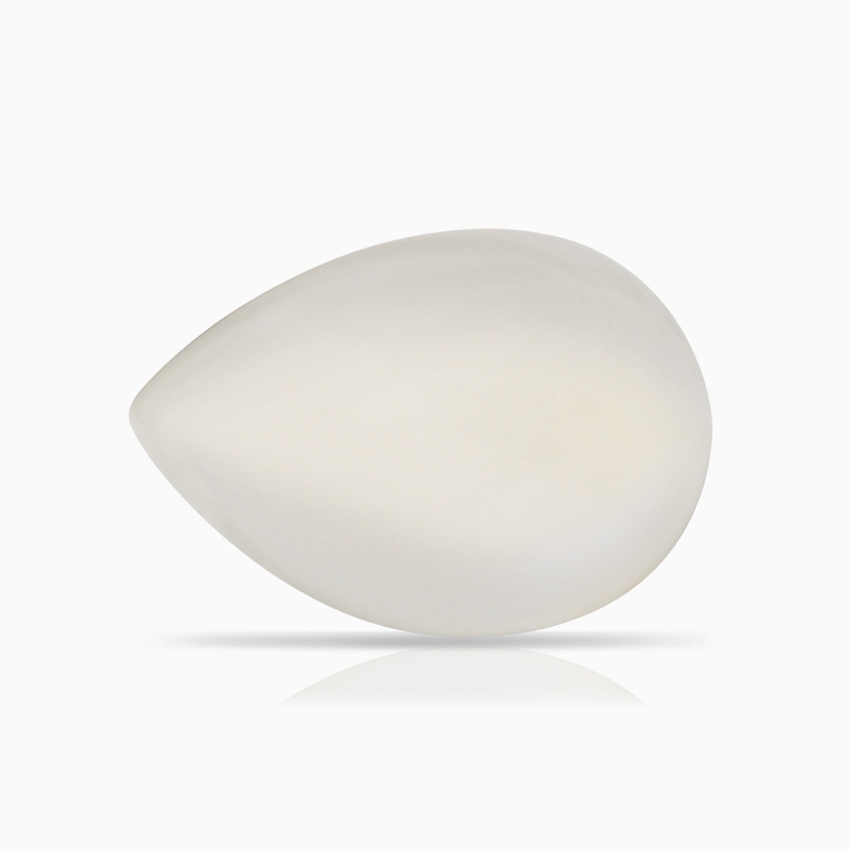 10.13x6.92x3.56mm AAAA GIA Certified Pear-Shaped Rainbow Moonstone Reverse Tapered Ring with Diamonds in Yellow Gold side 699
