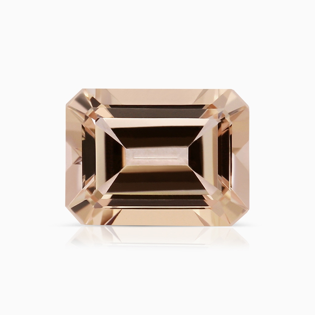 8.11x6.03x4.13mm AAA GIA Certified Emerald-Cut Morganite Halo Ring with Diamonds in 18K Rose Gold Side 699