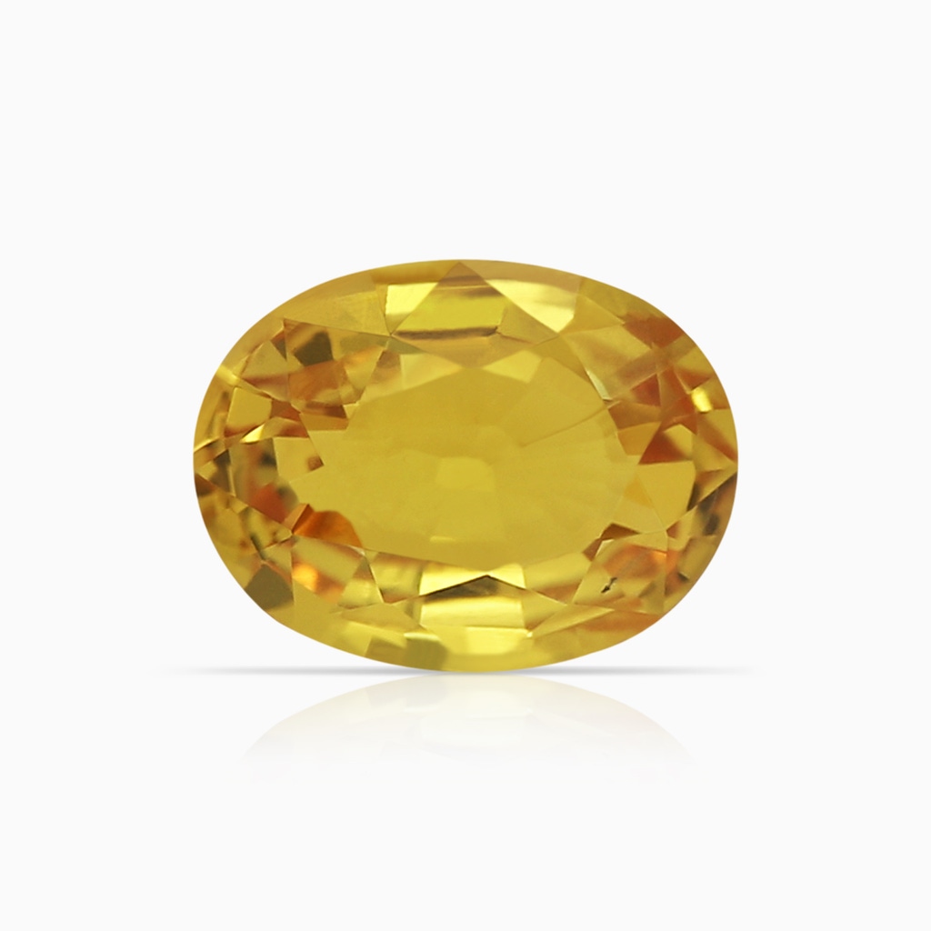 8.03x6.12x3.29mm AAAA Princess Diana Inspired Oval Yellow Sapphire Halo Ring in P950 Platinum Side 699