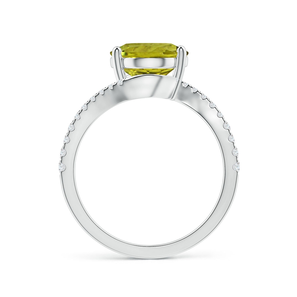 10.94x8.09x4.86mm AA Prong-Set GIA Certified Oval Tourmaline Bypass Ring in White Gold - side 199