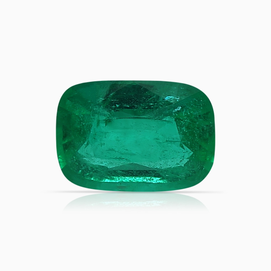 7.07x5.05x3.12mm AAA GIA Certified Princess Diana Inspired Cushion Rectangular Emerald Ring with Halo in White Gold side 699