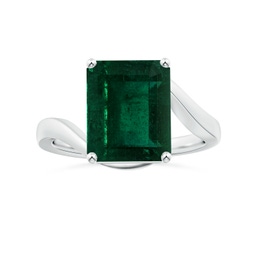 Emerald Cut Emerald Classic Rings