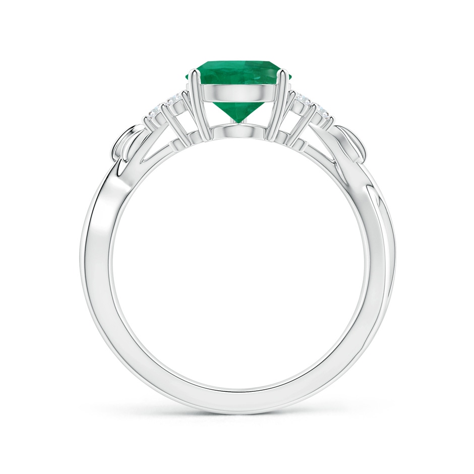 9.11x7.02x4.70mm AAA GIA Certified Nature Inspired Pear-Shaped Emerald Ring with Diamonds in White Gold side 199