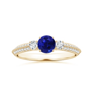 Round AAAA Blue Sapphire