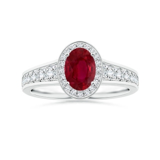 Oval AA Ruby