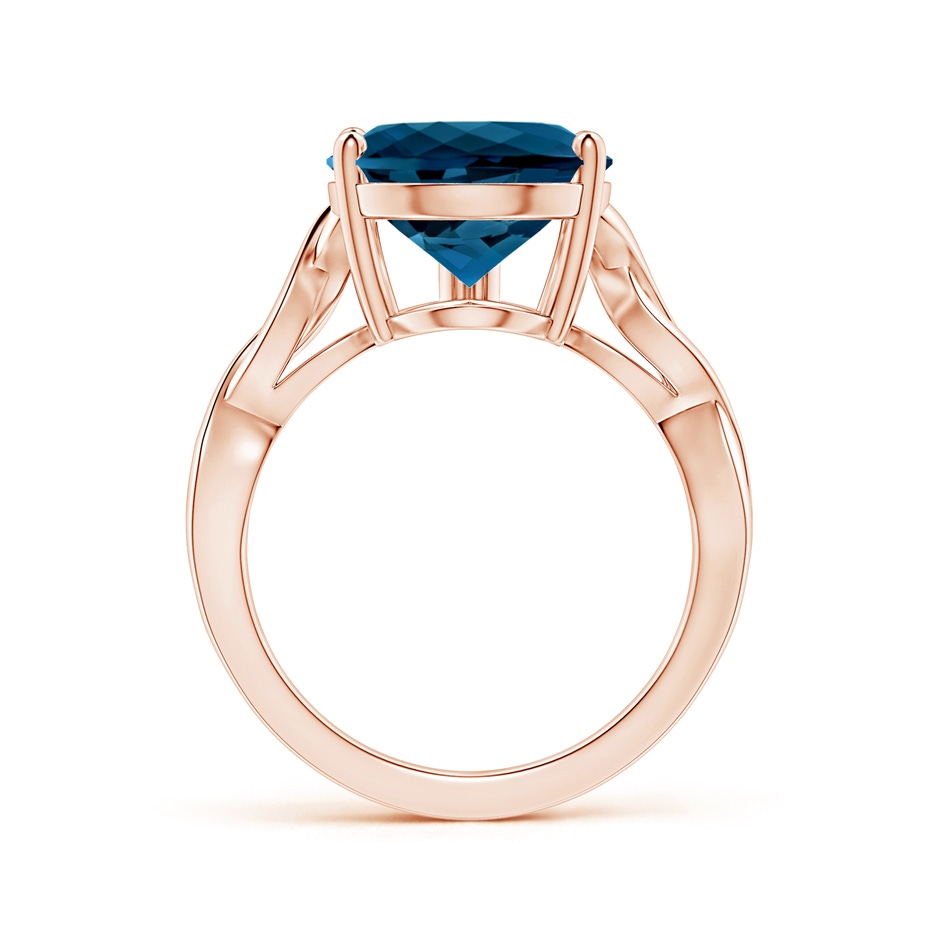 15.98x11.98x7.77mm AAAA Prong-Set GIA Certified Solitaire Pear-Shaped London Blue Topaz Twisted Shank Ring in 18K Rose Gold side 199