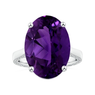 Oval AA Amethyst