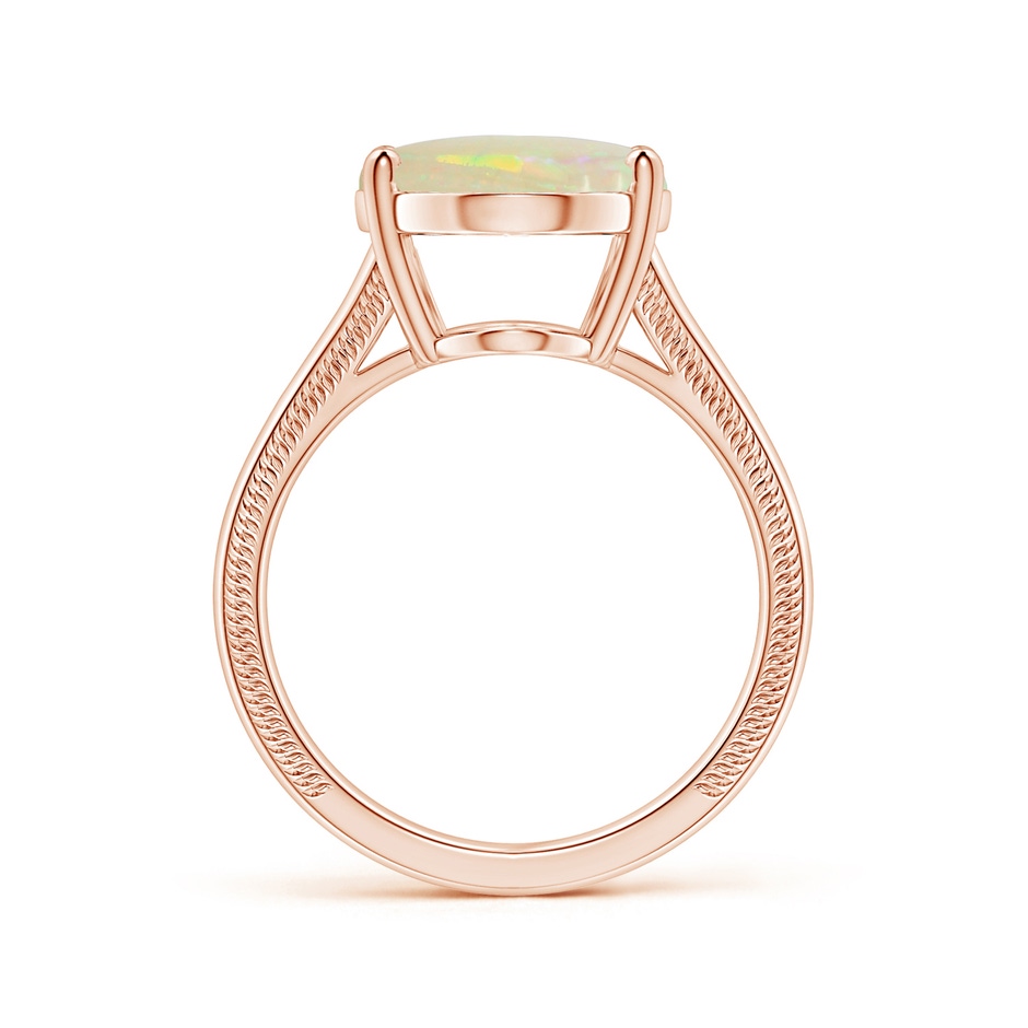 16.16x12.11x4.17mm AAAA GIA Certified Prong-Set Solitaire Oval Opal Nature Inspired Ring in 18K Rose Gold side 199