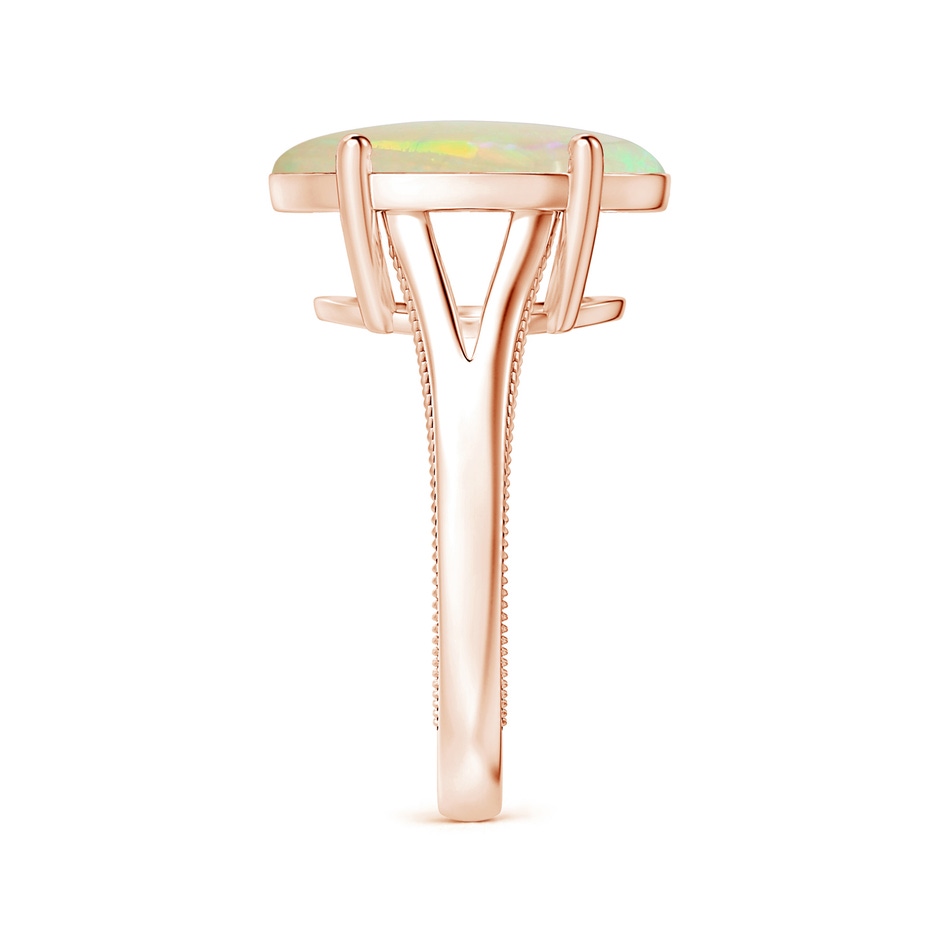 16.16x12.11x4.17mm AAAA GIA Certified Prong-Set Solitaire Oval Opal Nature Inspired Ring in 18K Rose Gold side 399