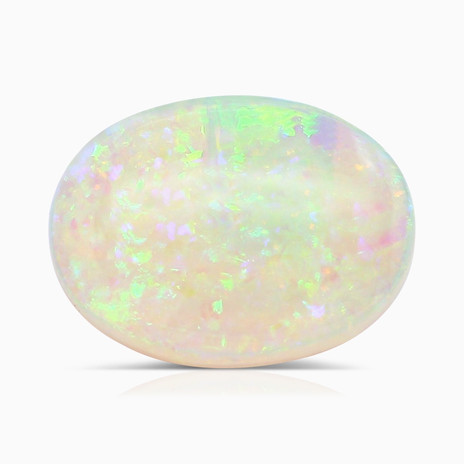 16.16x12.11x4.17mm AAAA GIA Certified Prong-Set Solitaire Oval Opal Nature Inspired Ring in 18K Rose Gold side 699
