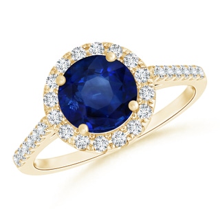 Round AAA Blue Sapphire