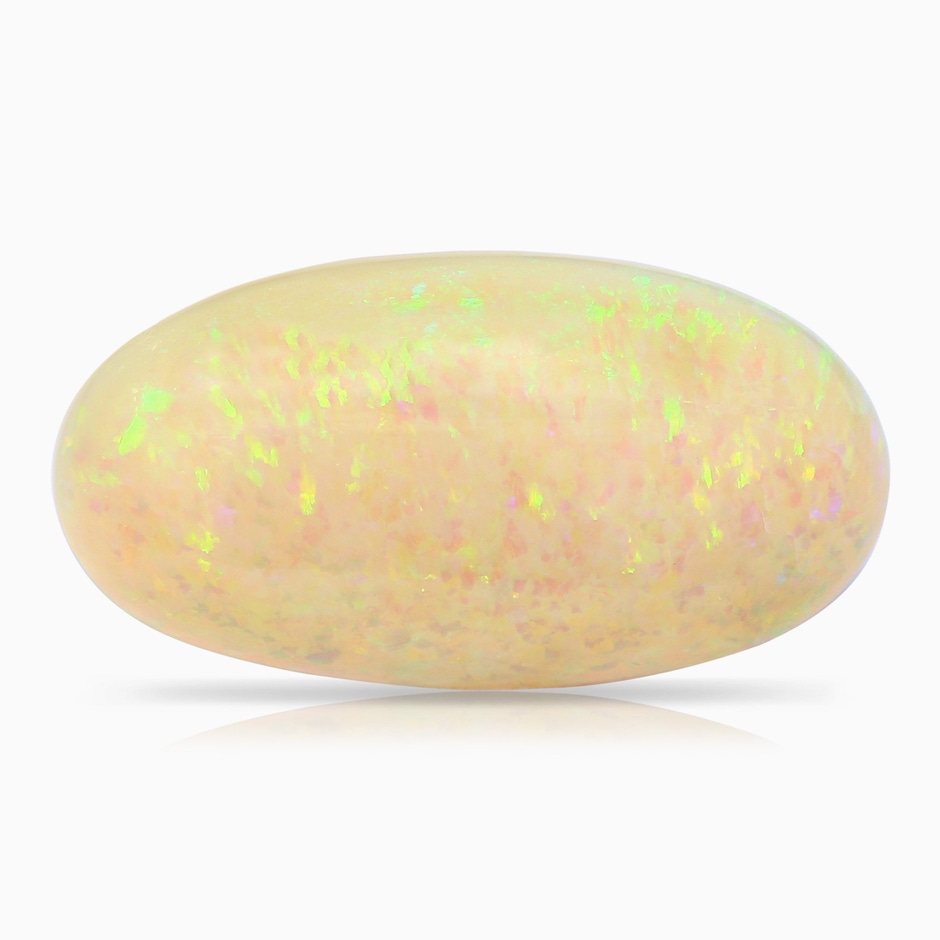 23.95x12.67x4.75mm AAA Prong-Set GIA Certified Oval Opal Split Shank Ring with Diamonds in Yellow Gold side 899