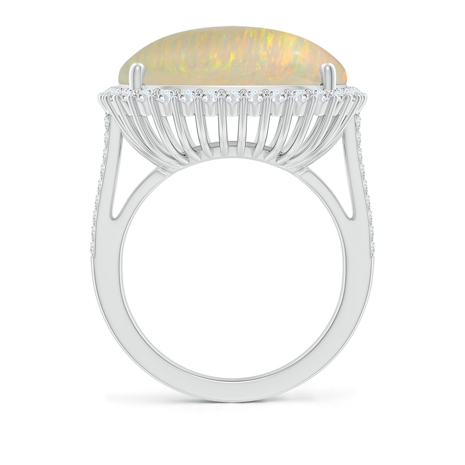 22.00x17.89x4.20mm AAAA GIA Certified GIA Certified Rectangular Cushion Opal Split Shank Halo Ring in White Gold side 399