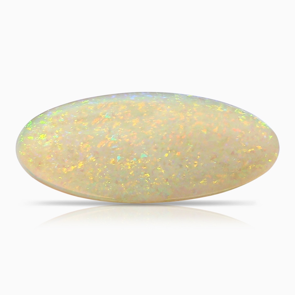 34.95x14.89x5.98mm AAAA Classic GIA Certified Oval Opal Multi-Color Halo Ring in 18K White Gold side 899