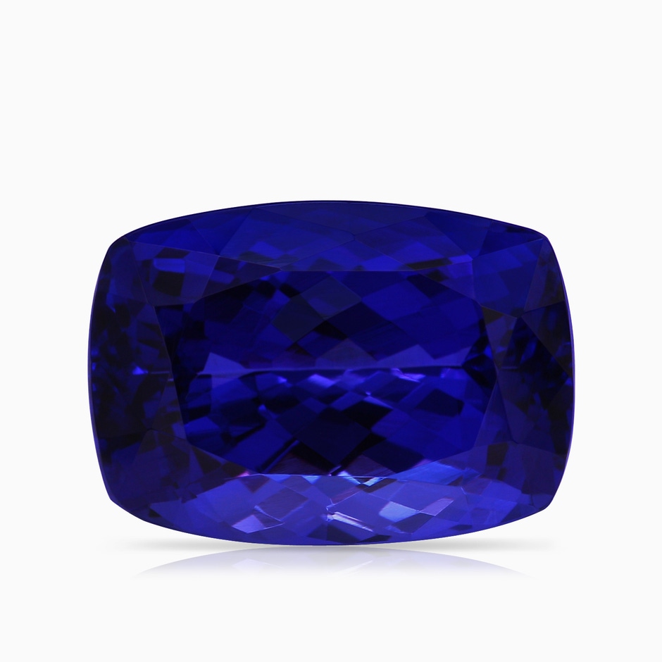 16.50x11.64x8.75mm AAAA GIA Certified Rectangular Cushion Tanzanite Cuban Chain Solitaire Ring in Yellow Gold side 899