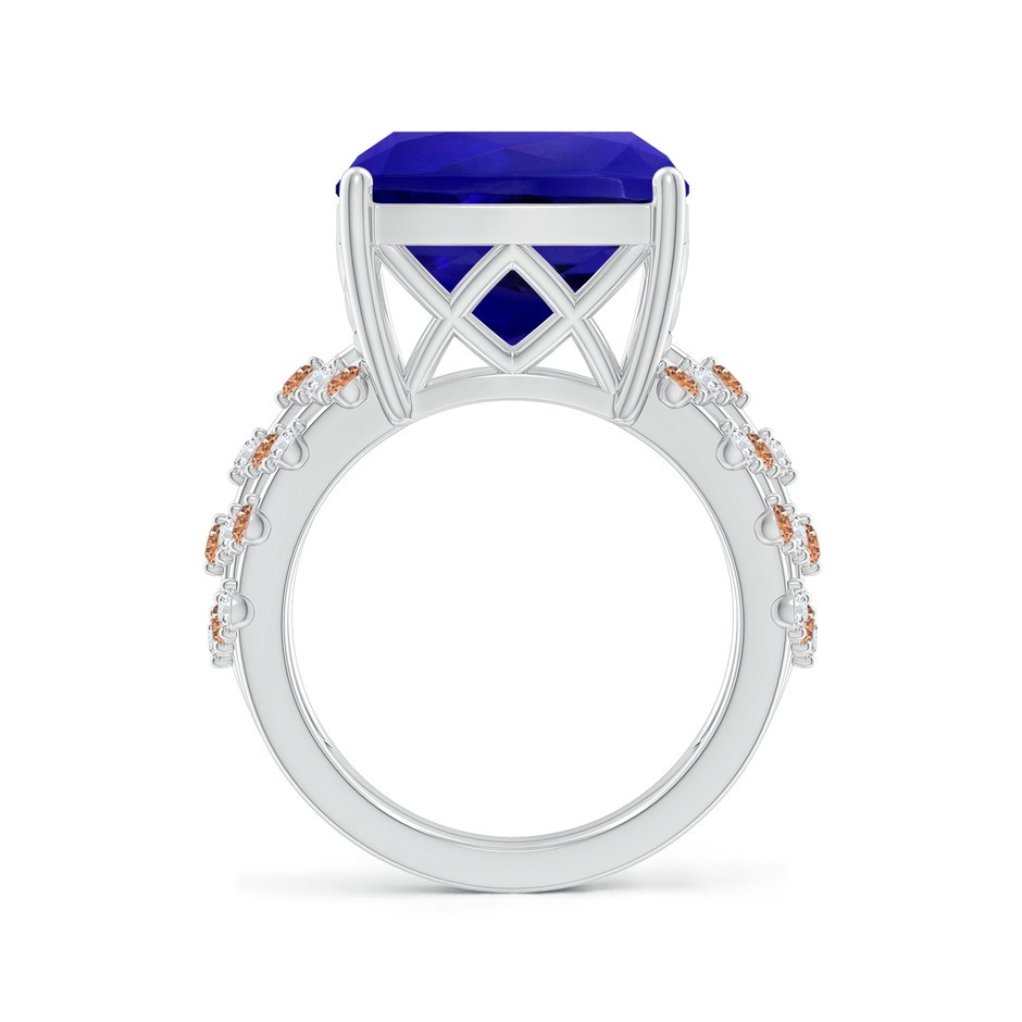 16.50x11.64x8.75mm AAAA GIA Certified Rectangular Cushion Tanzanite Solitaire Ring in White Gold side 399