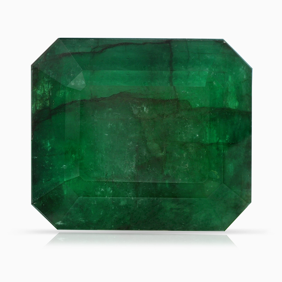 21.24x18.27x12.26mm A Vintage-Inspired GIA Certified Emerald-Cut Emerald Solitaire Ring in Yellow Gold side 899