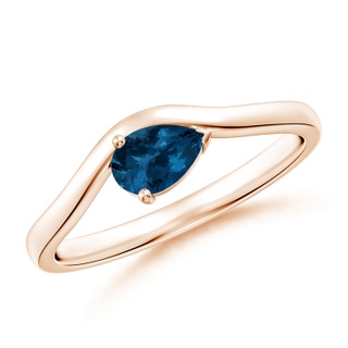 Pear AAA London Blue Topaz